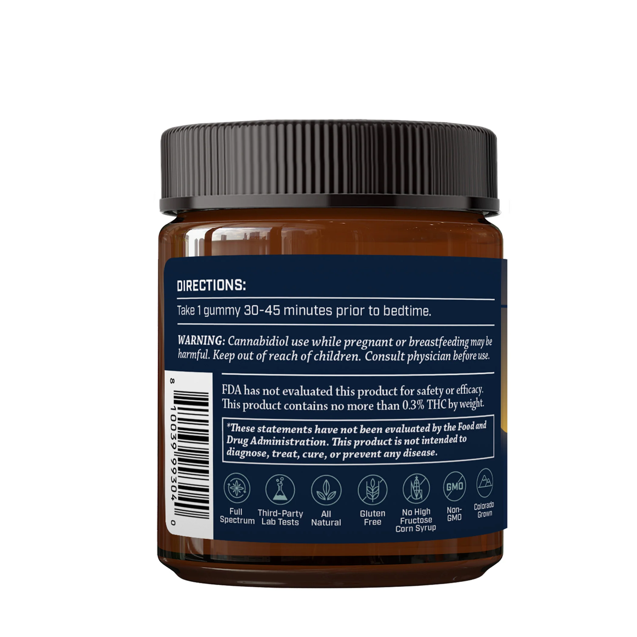 Sleep Gummies CBD  + CBN (25mg) 30ct - Image 3