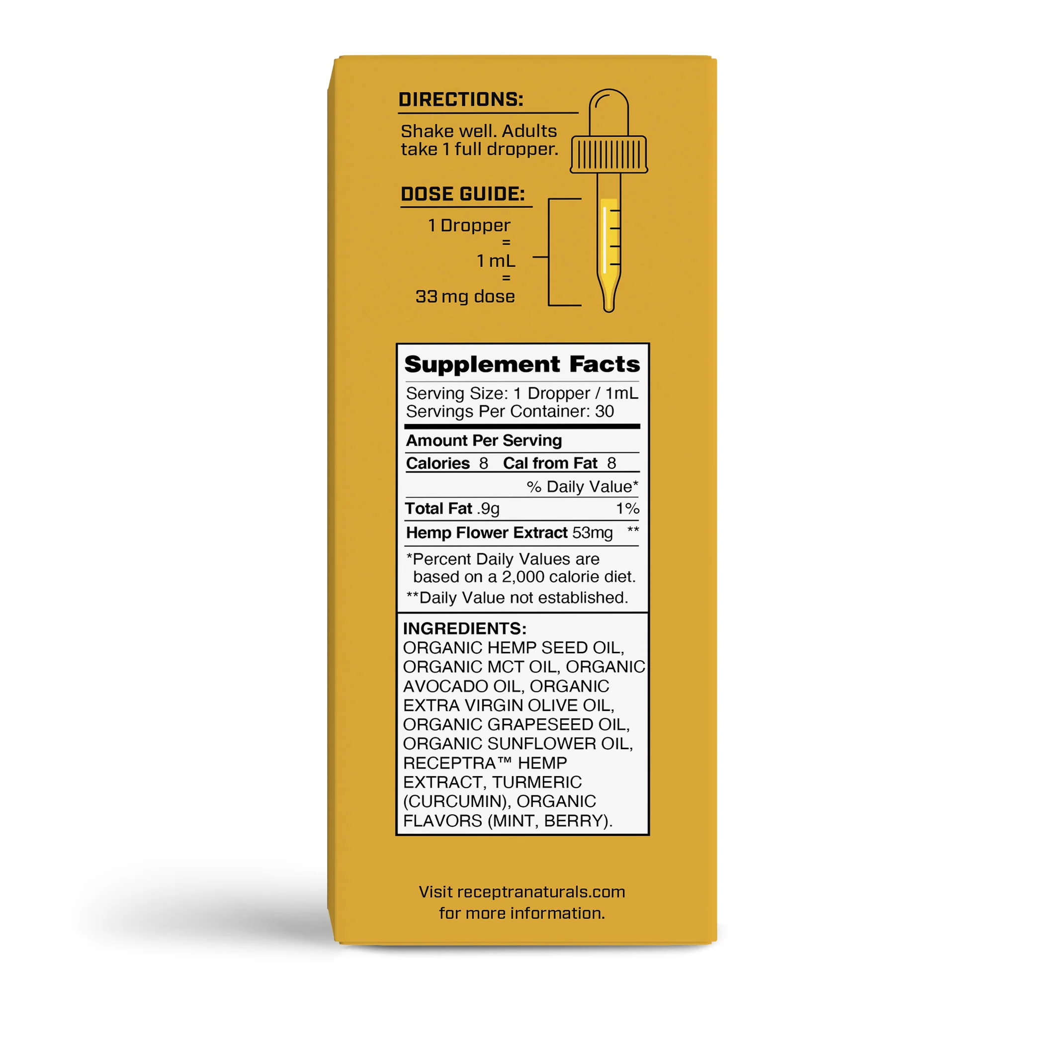 Relief CBD Oil  + Turmeric (33mg) - Image 5