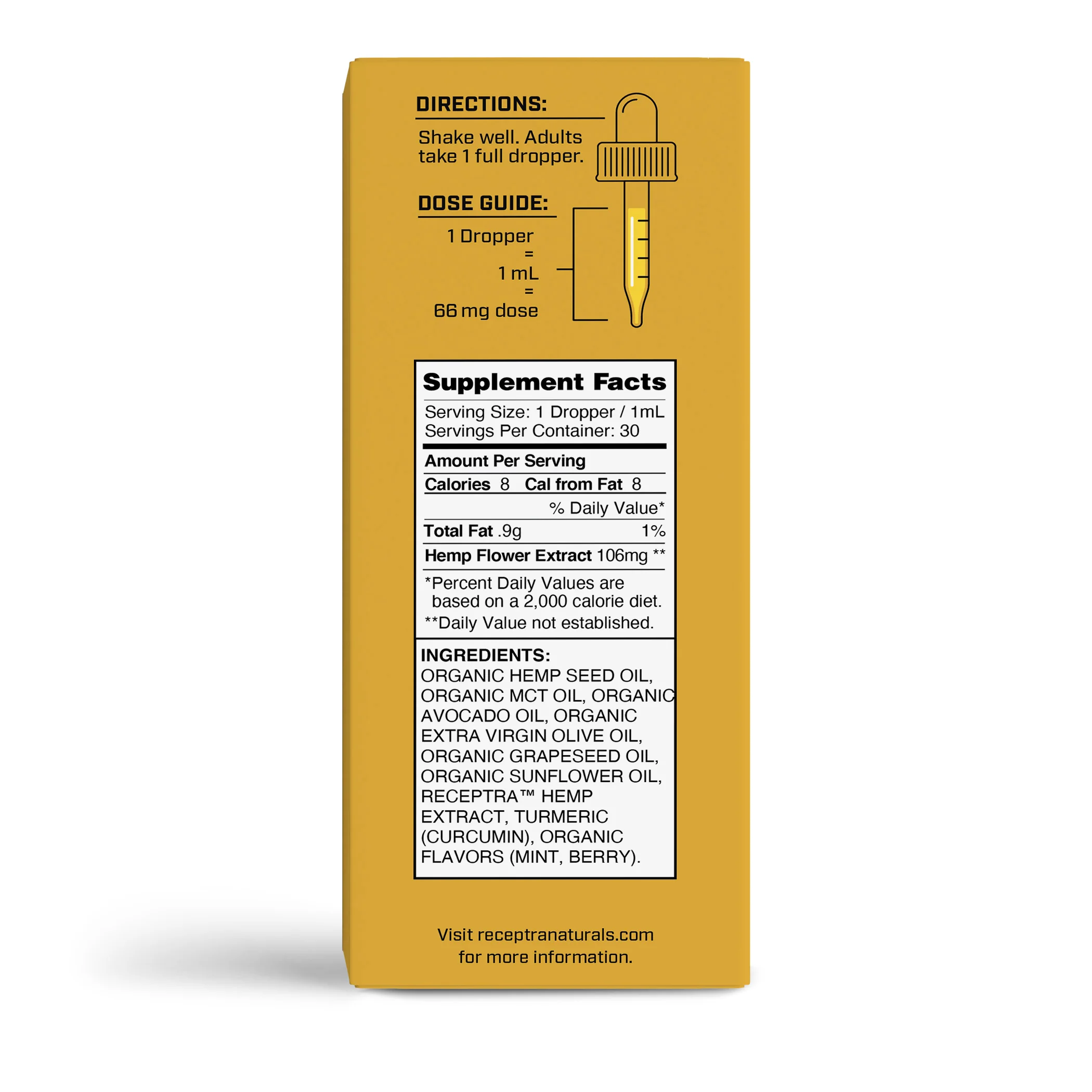 Relief + Turmeric CBD Oil 66mg Fresh Berry - Image 5