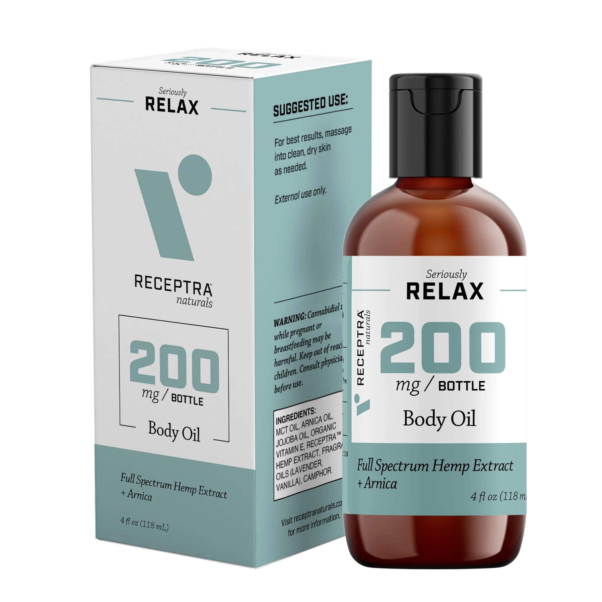 Seriously Relax + Arnica Body Oil CBD - Image 3